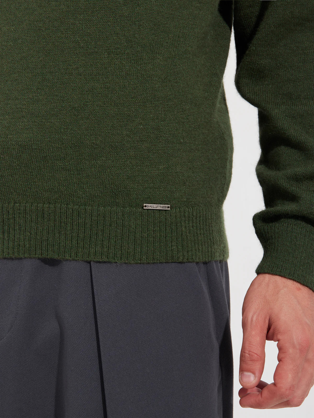 Alaska Crew-Neck Baby Alpaca Sweater