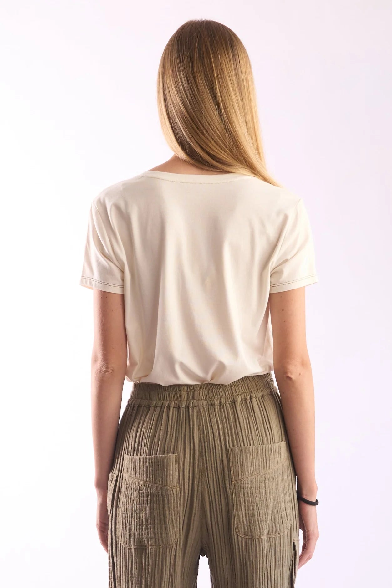 Women's Round-Neck Pima Cotton T-Shirt