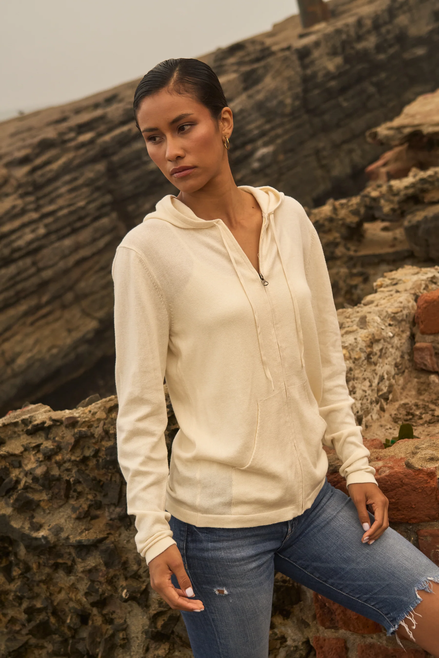 Drew Lightweight Cotton Hoodie