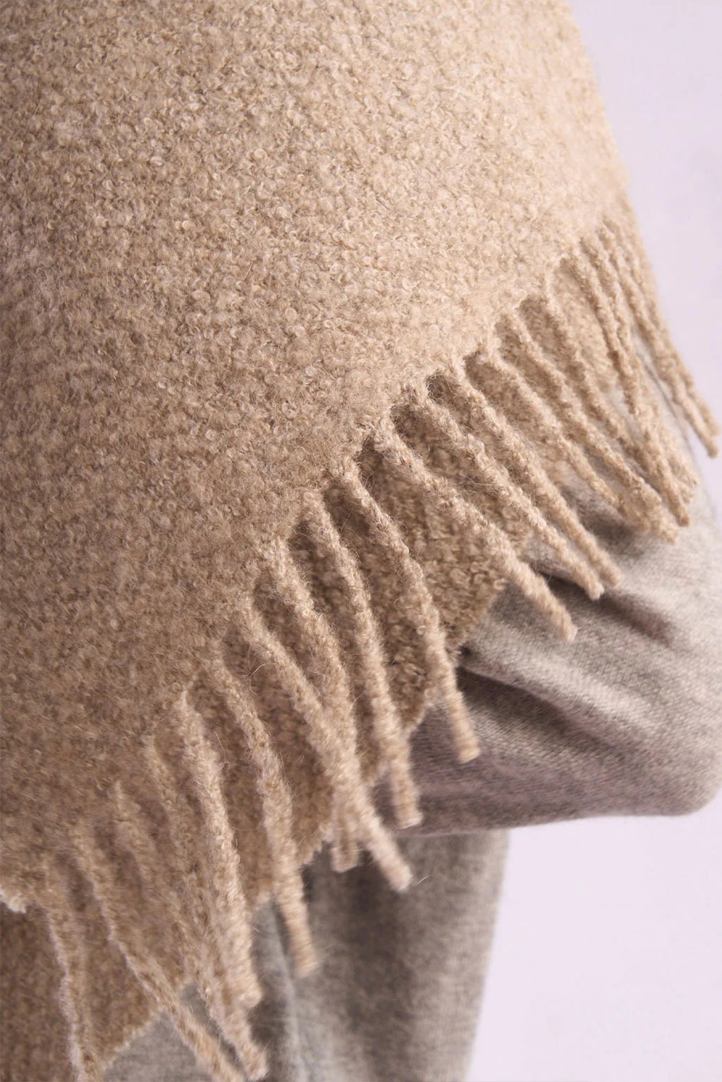 Eco Boucle Baby Alpaca & Silk Scarf