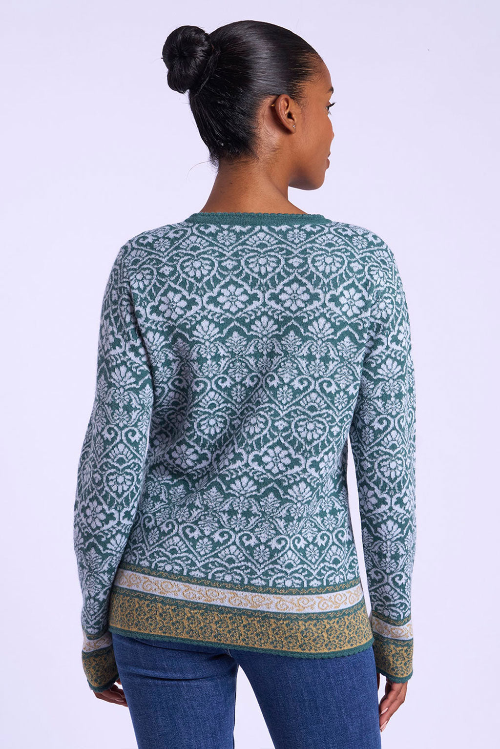 Flowers Alpaca Sweater