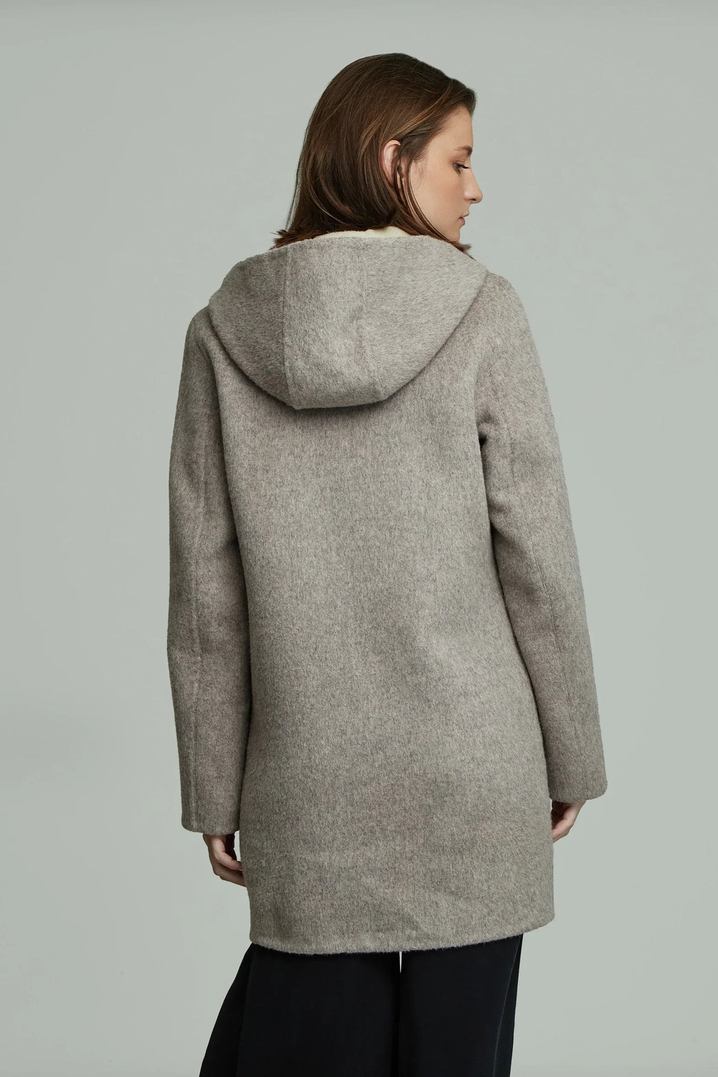 Alaia Reversible Baby Alpaca Coat