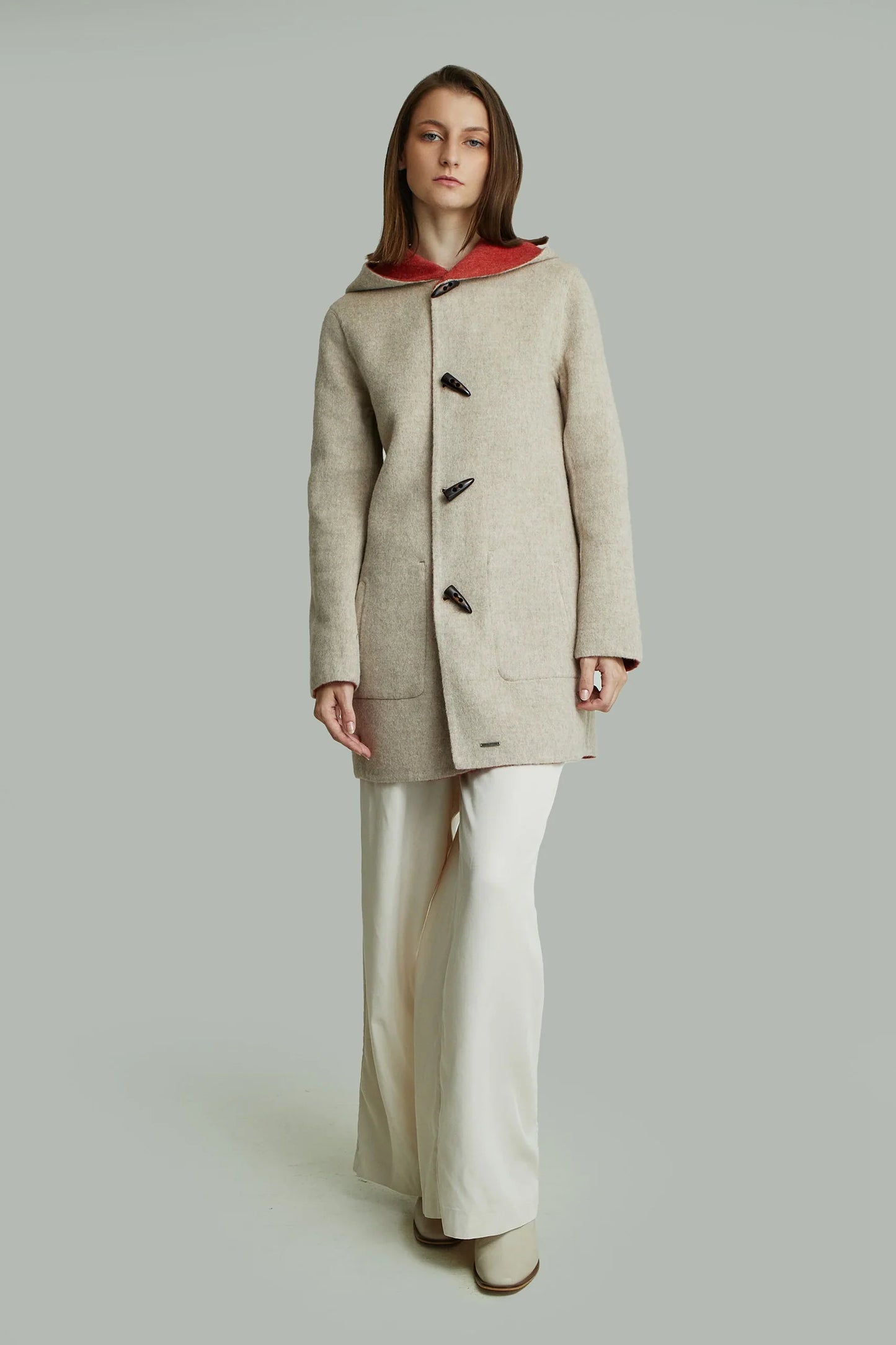 Alaia Reversible Baby Alpaca Coat