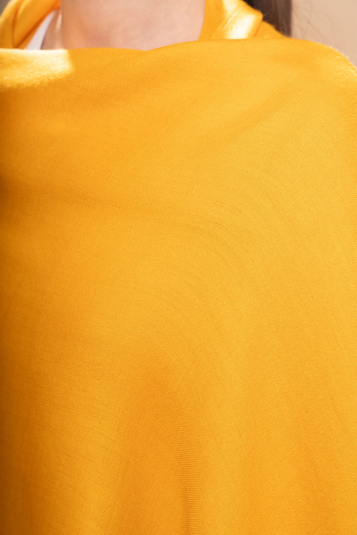 Unicolor Sateen Baby Alpaca & Silk Shawl