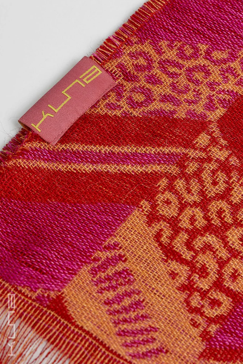 Wildlife Baby Alpaca & Silk Scarf