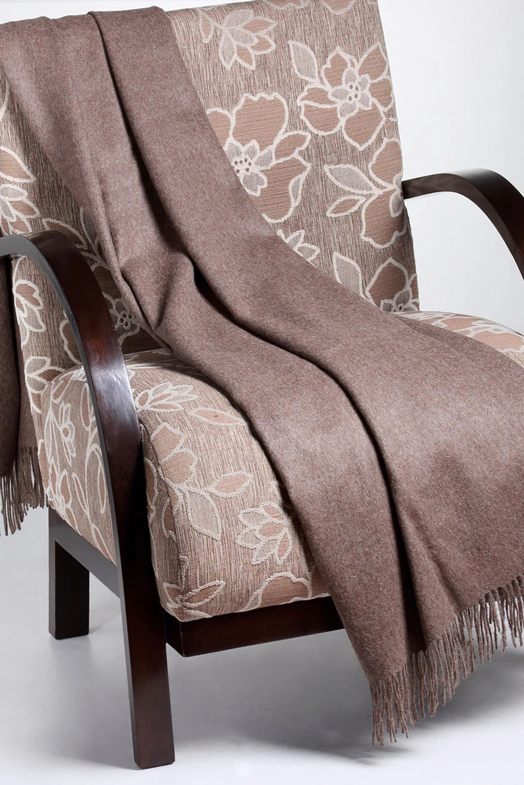 Tabaco 100% Baby Alpaca Blanket Throw