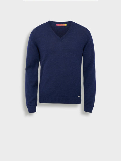 Alan V-Neck Baby Alpaca Sweater
