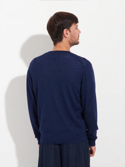 Alan V-Neck Baby Alpaca Sweater