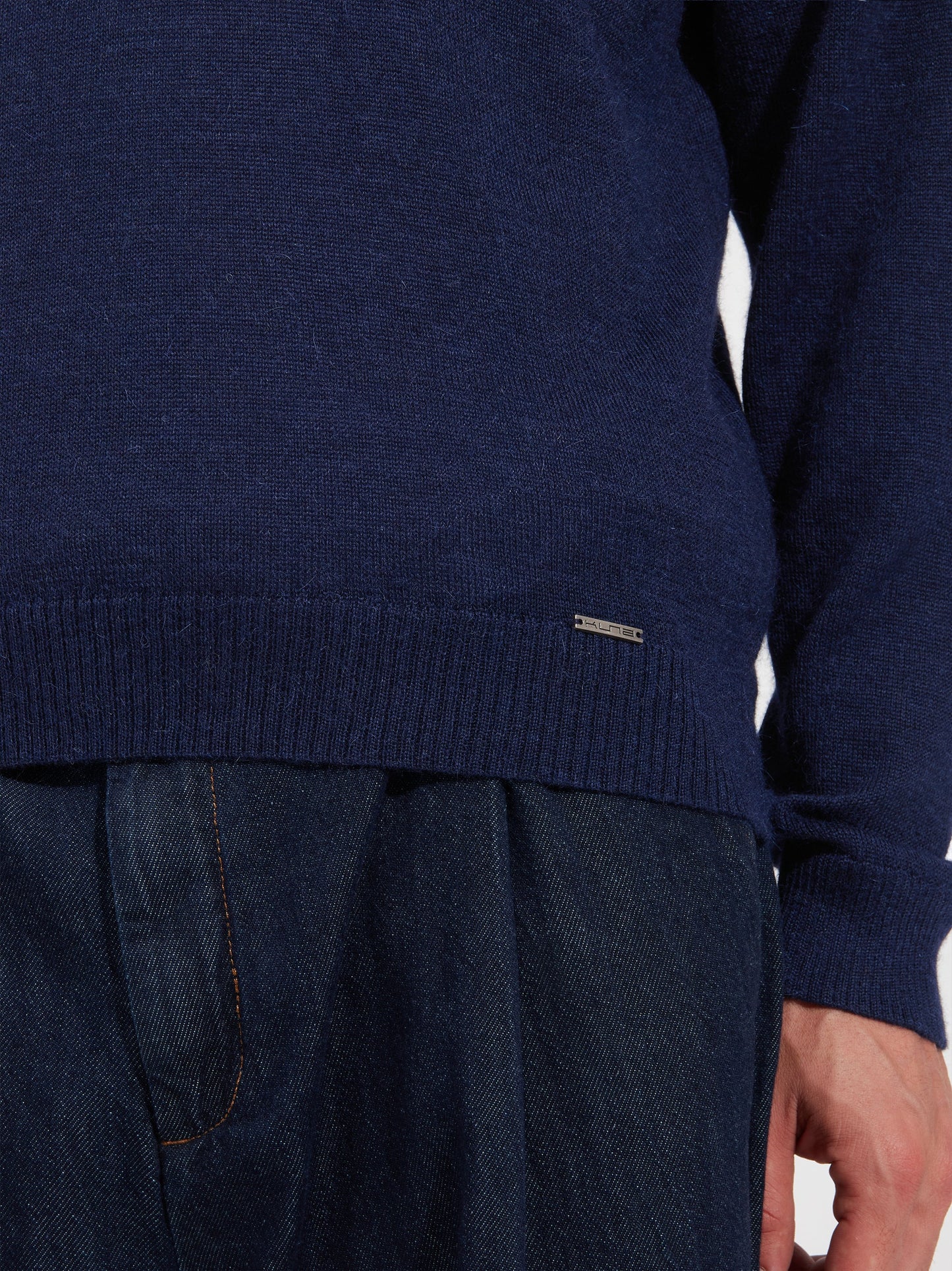 Alan V-Neck Baby Alpaca Sweater
