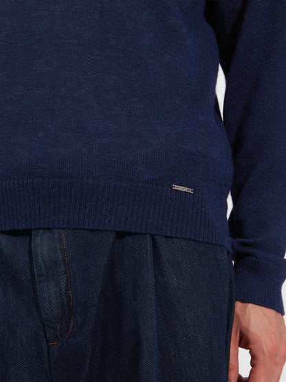Alan V-Neck Baby Alpaca Sweater