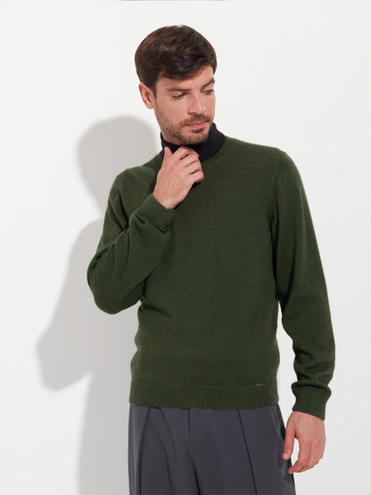 Alaska Crew-Neck Baby Alpaca Sweater