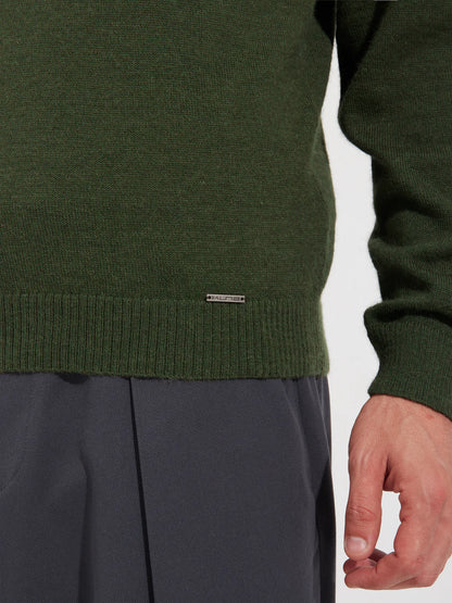 Alaska Crew-Neck Baby Alpaca Sweater