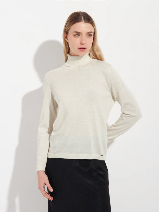 Amber Baby Alpaca & Silk Sweater