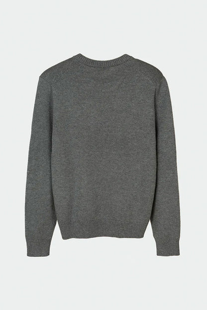 Crew-neck Organic Cotton Sweater
