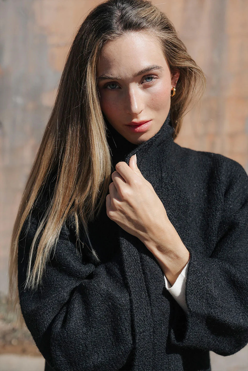 Belen Long Alpaca Cardigan / Knit Coat