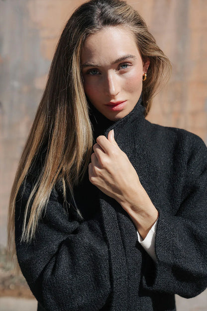 Belen Long Alpaca Cardigan / Knit Coat