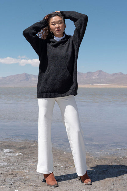 Briana Alpaca Hoodie Pullover
