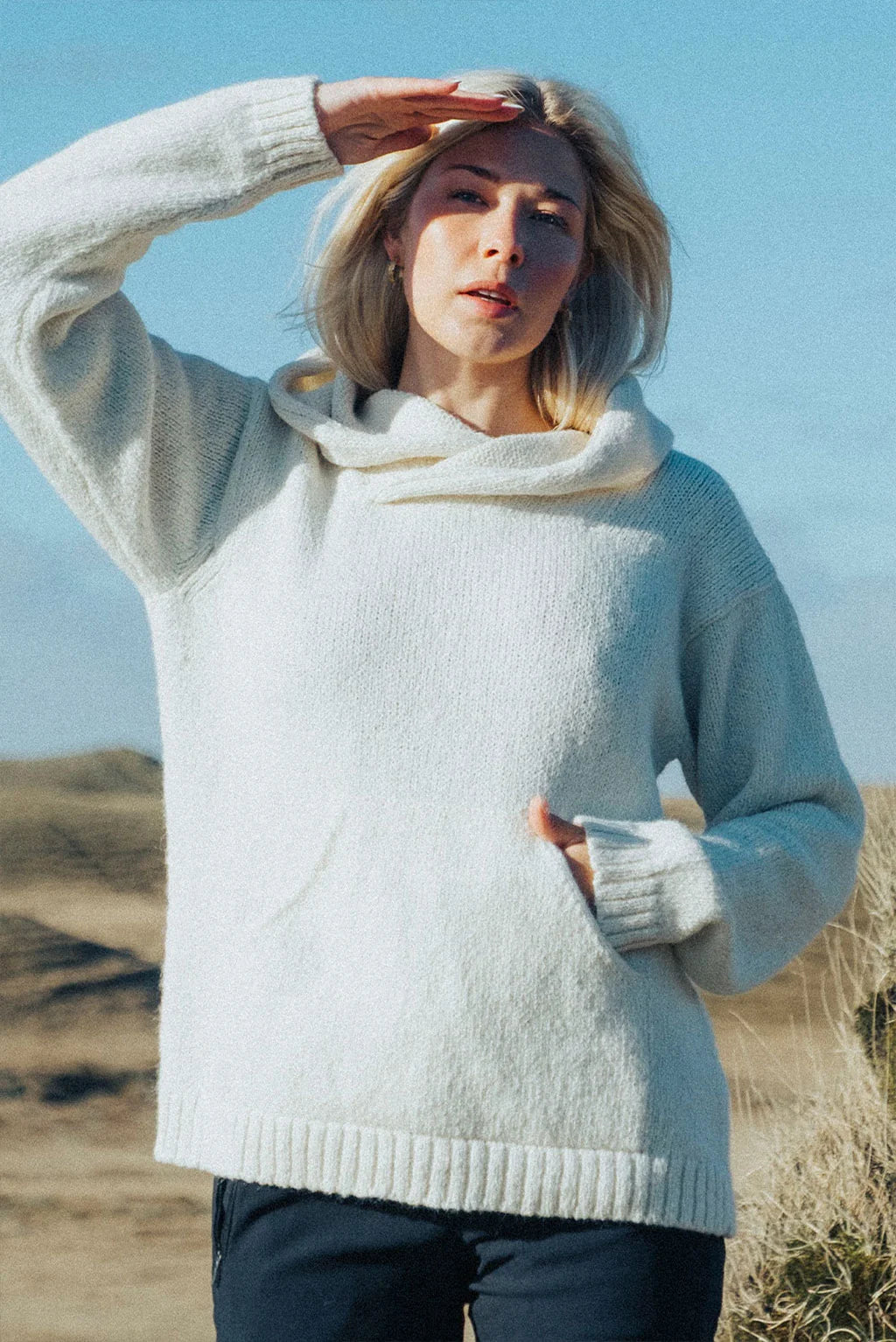Briana Alpaca Hoodie Pullover