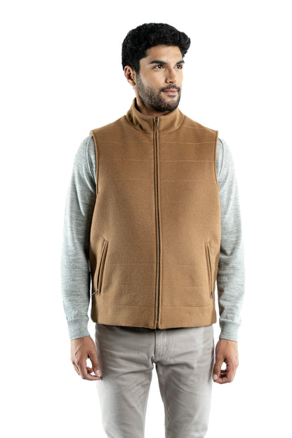 Men’s Quilted Baby Alpaca Vest