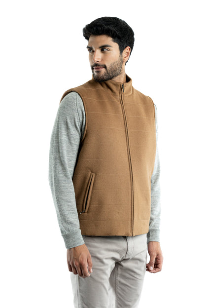 Men’s Quilted Baby Alpaca Vest