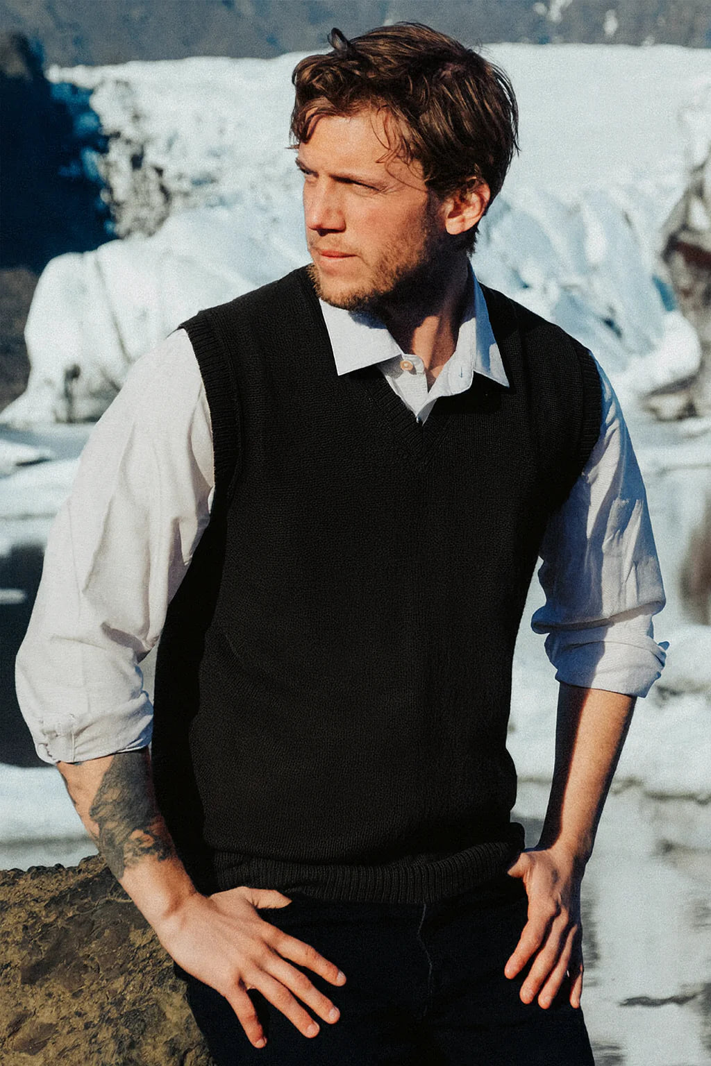 Men's Royal Alpaca Vest