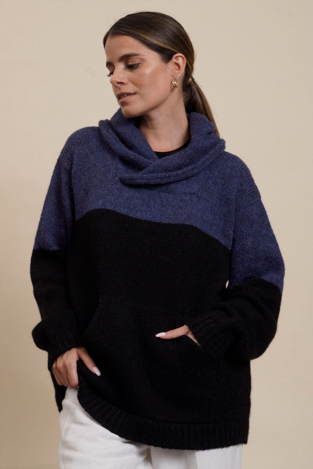 Coraline Alpaca Hoodie Pullover