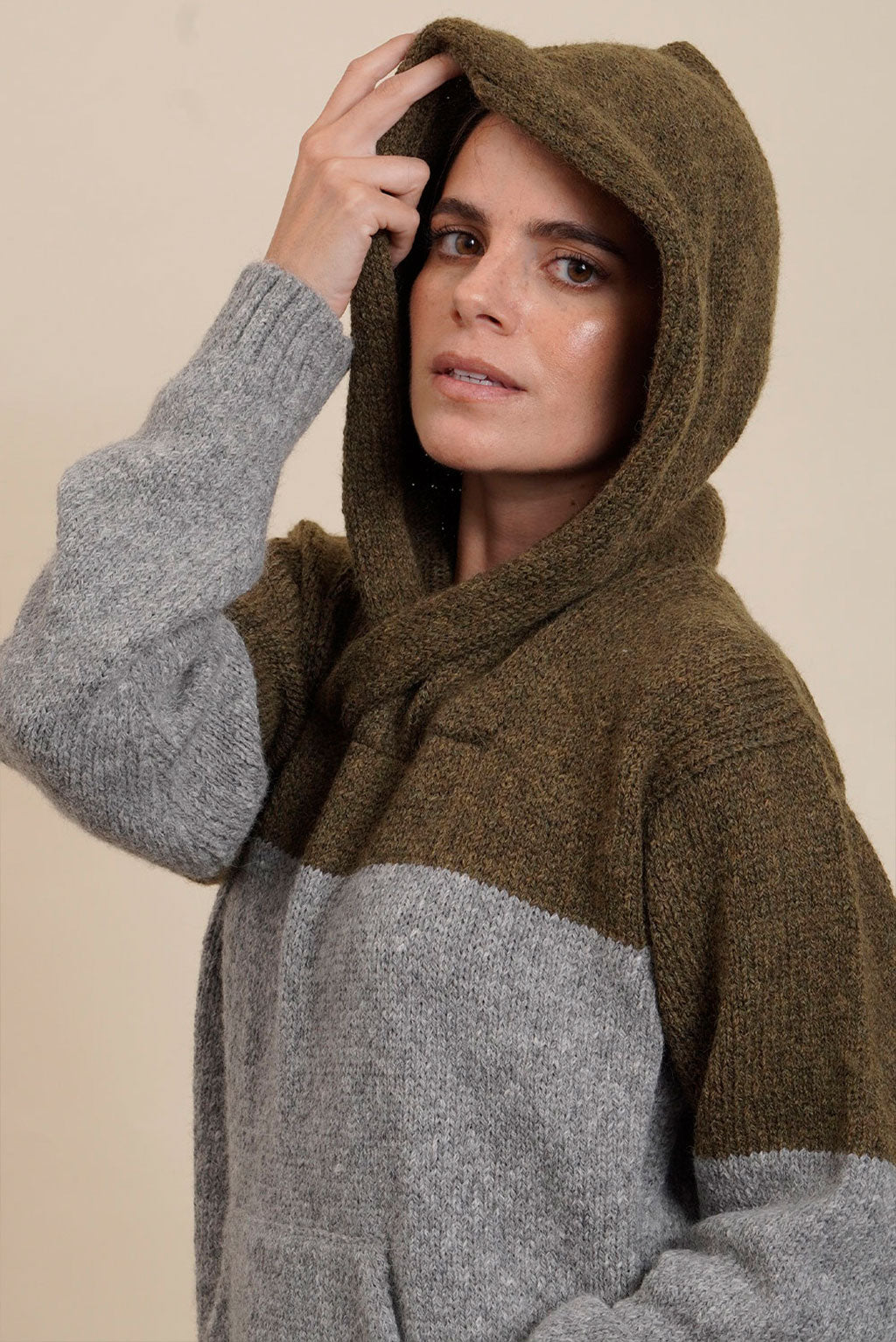 Coraline Alpaca Hoodie Pullover