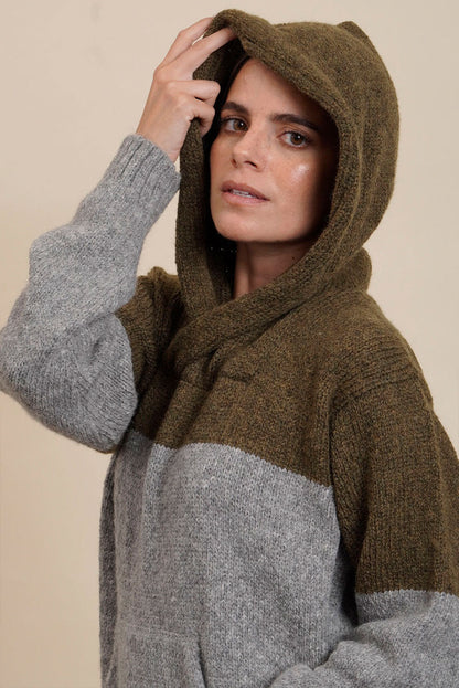 Coraline Alpaca Hoodie Pullover