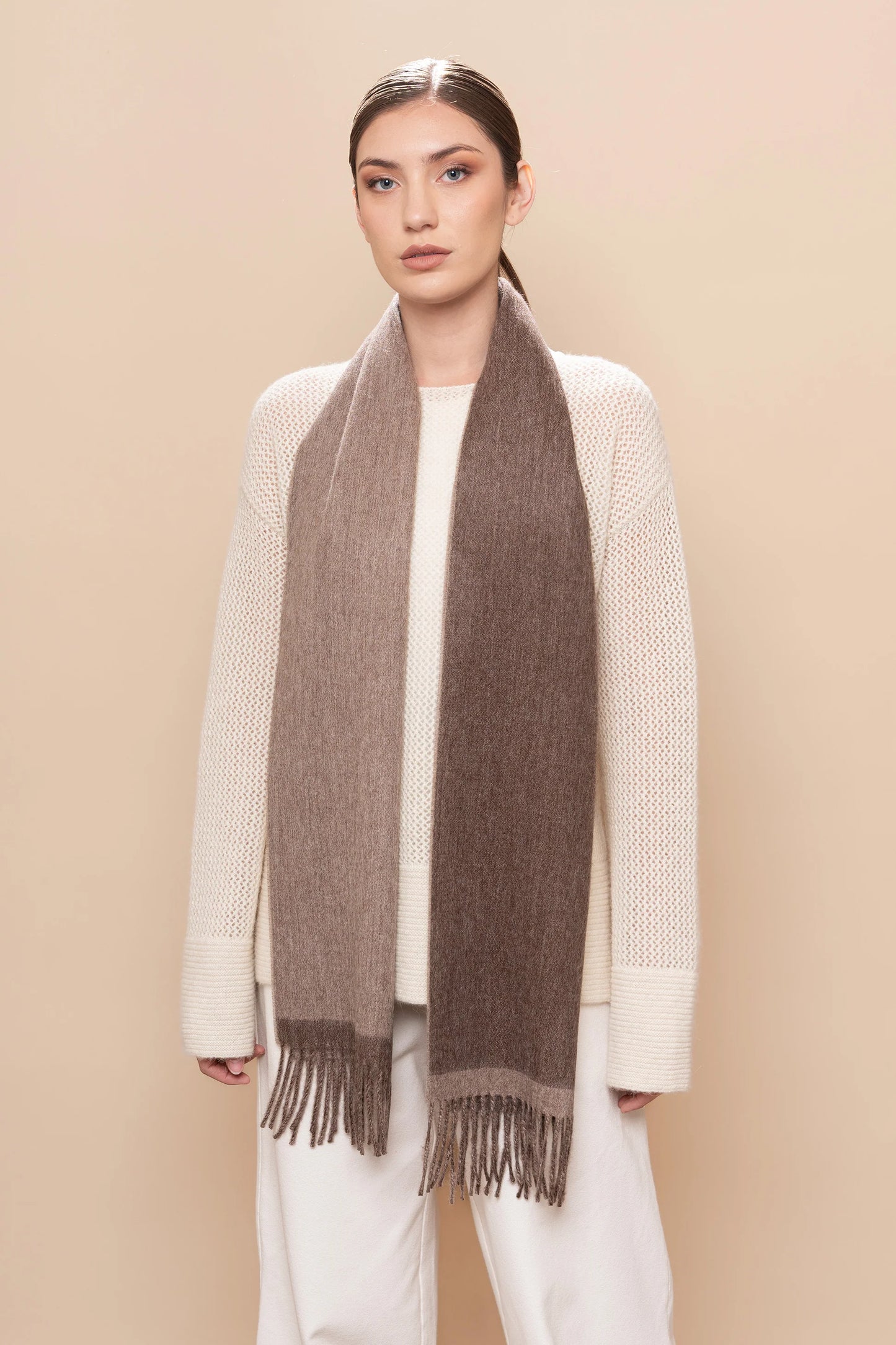 Eco Double Face Baby Alpaca Scarf