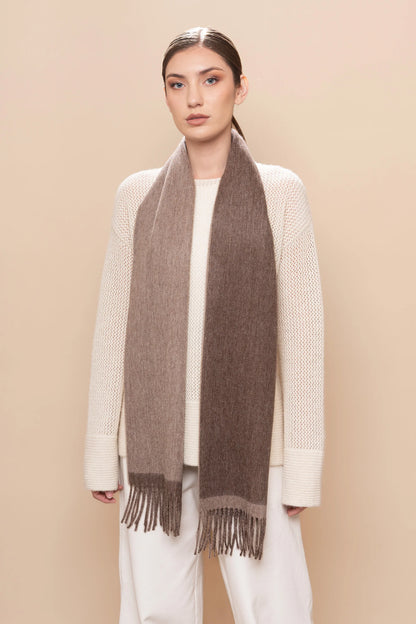 Eco Double Face Baby Alpaca Scarf