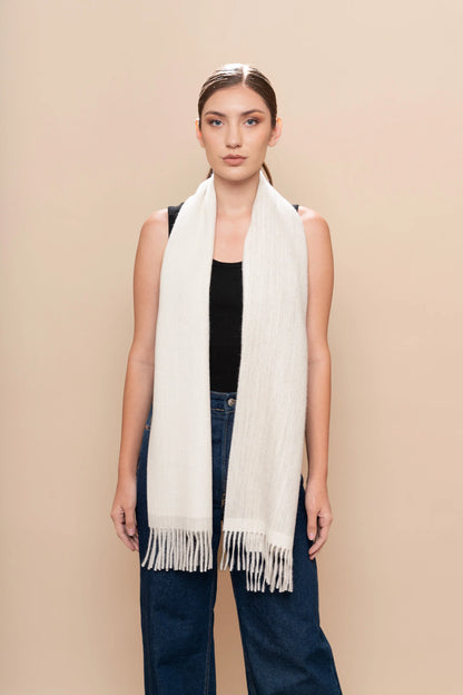 Eco Double Face Baby Alpaca Scarf