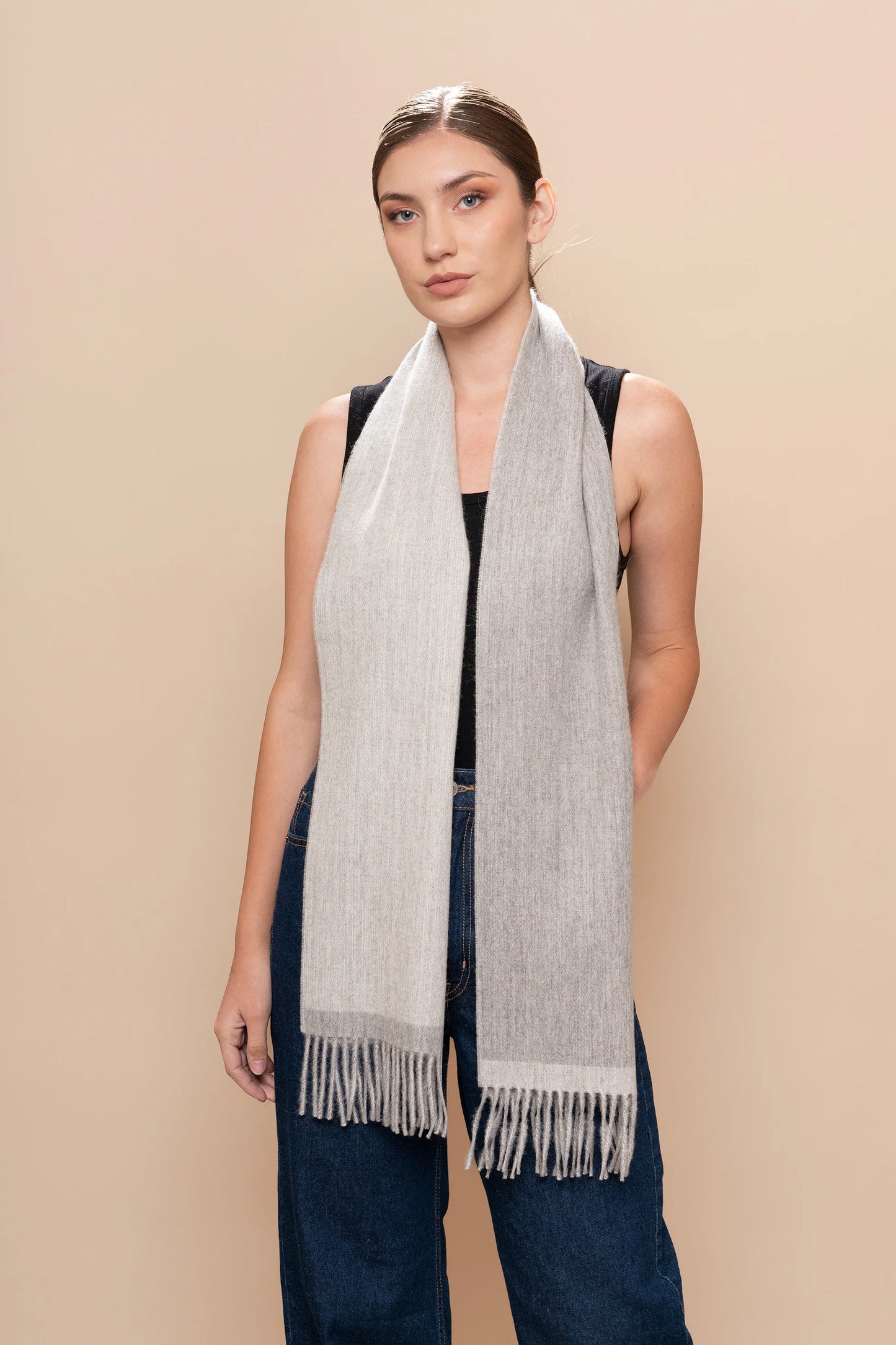 Eco Double Face Baby Alpaca Scarf