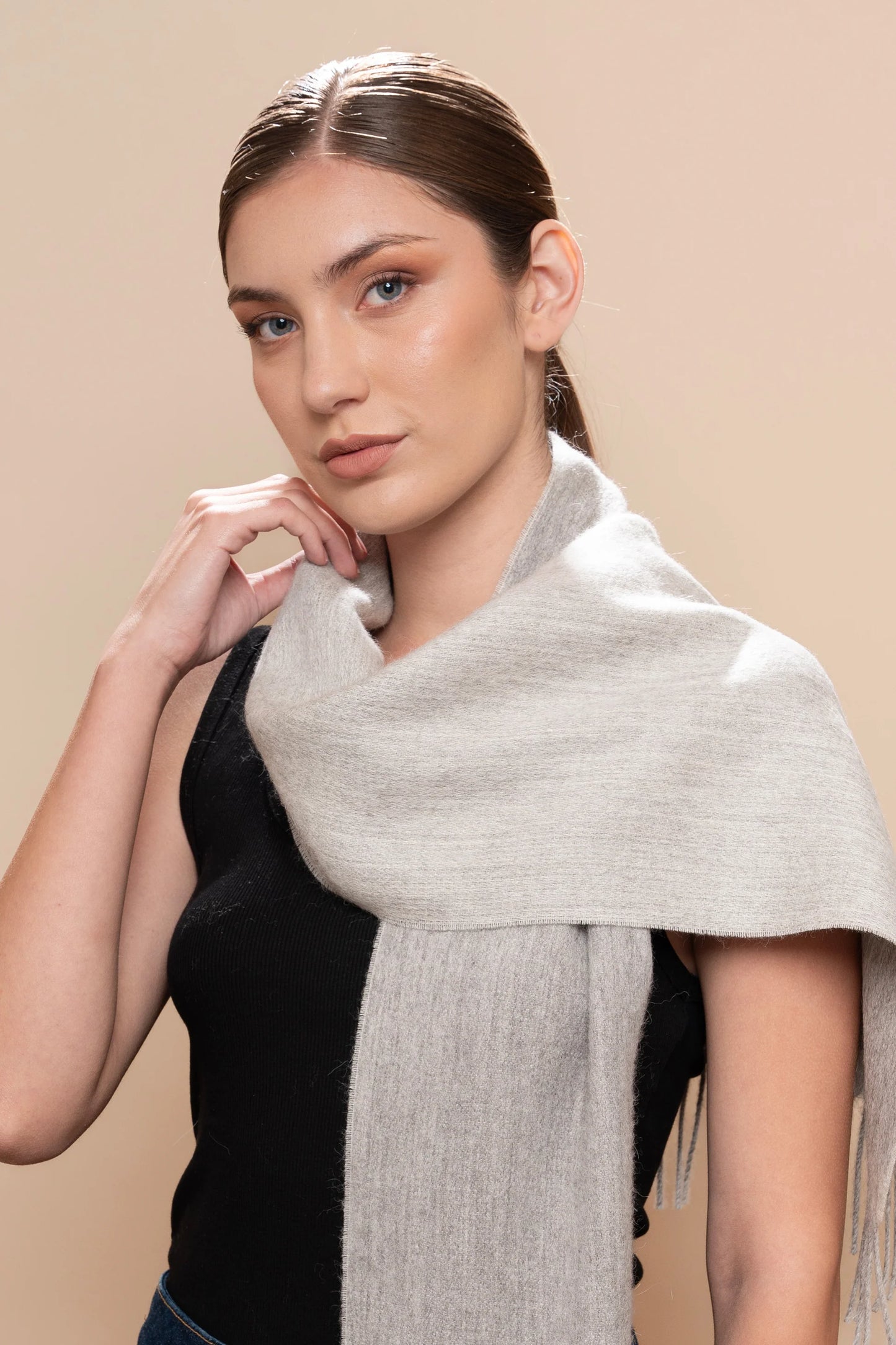 Eco Double Face Baby Alpaca Scarf