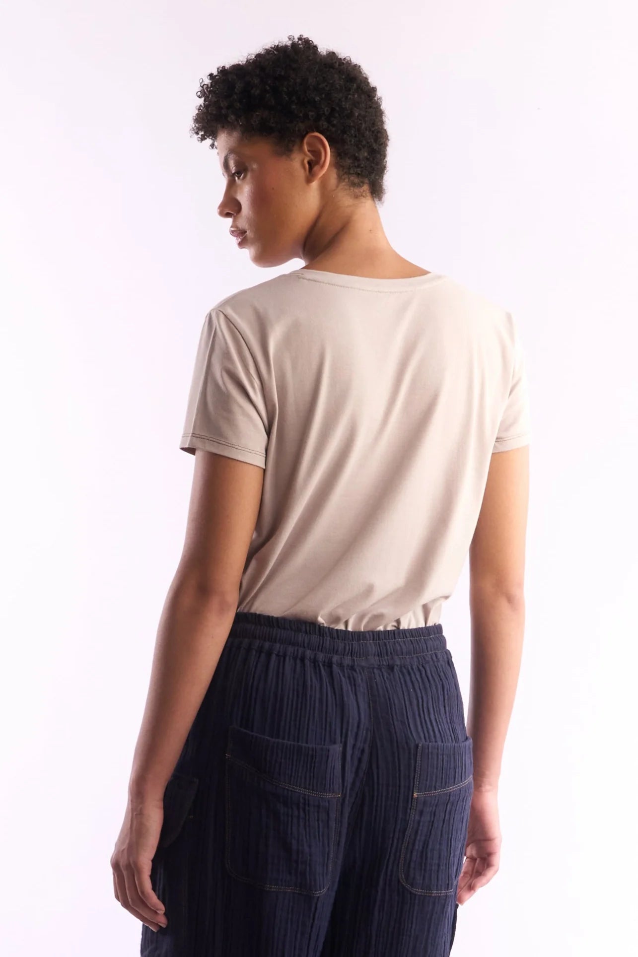 Women's Round-Neck Pima Cotton T-Shirt