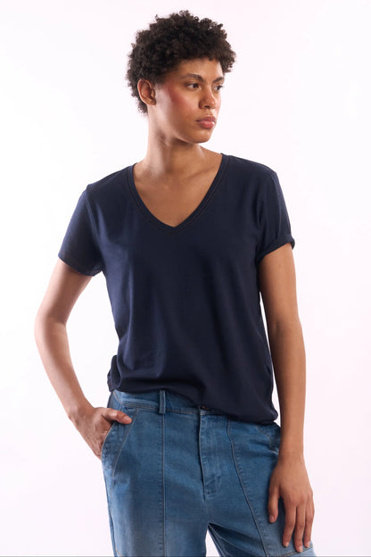 Women's V-Neck Pima Cotton T-Shirt