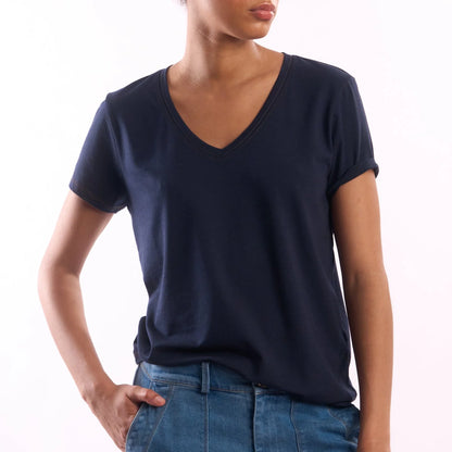 Women's V-Neck Pima Cotton T-Shirt