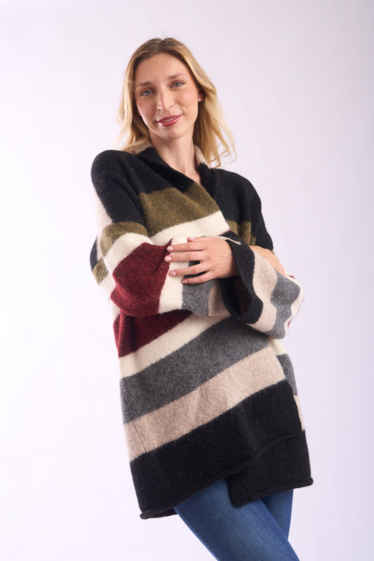 Mabel Alpaca Long Cardigan