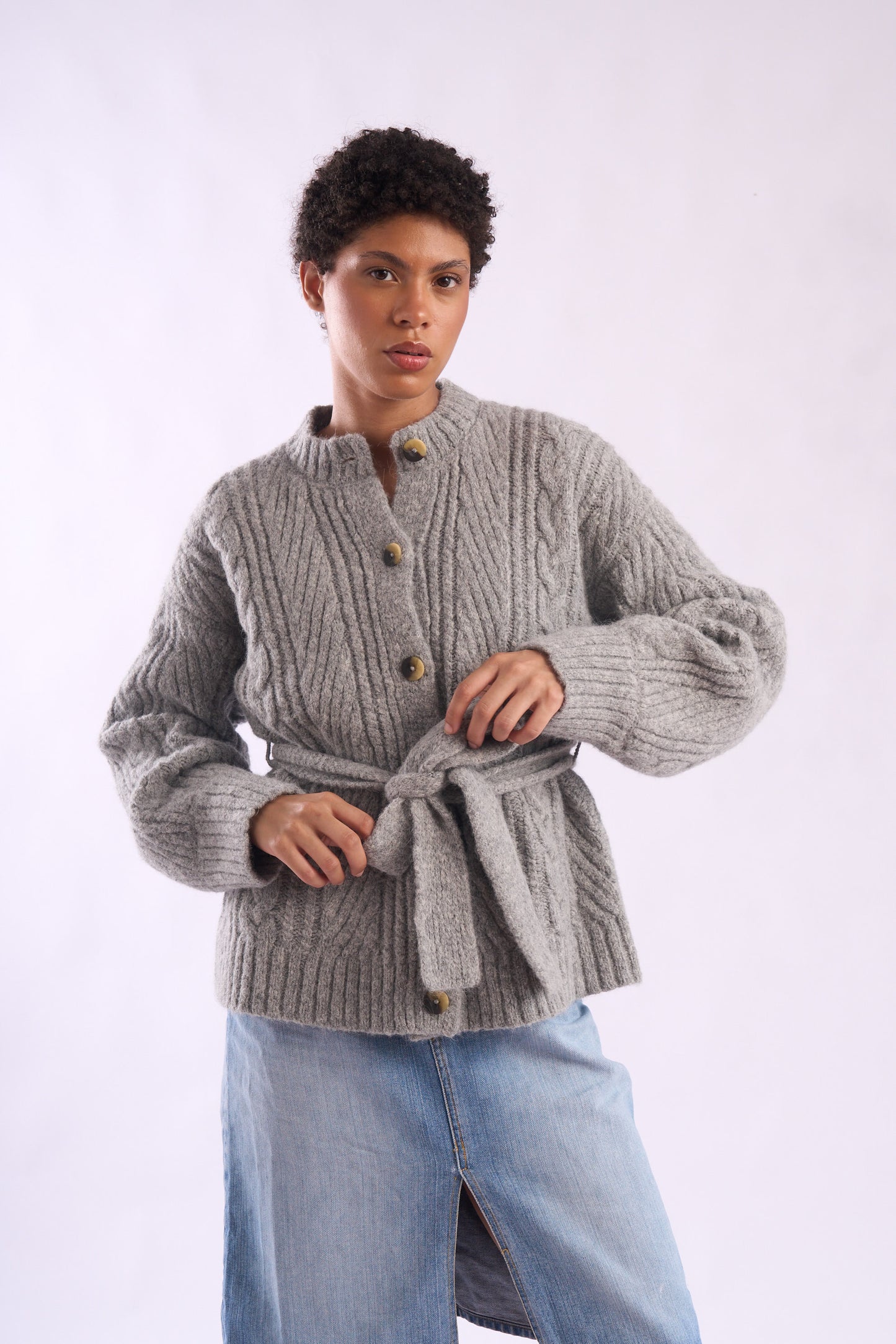 Meredith Alpaca Cardigan