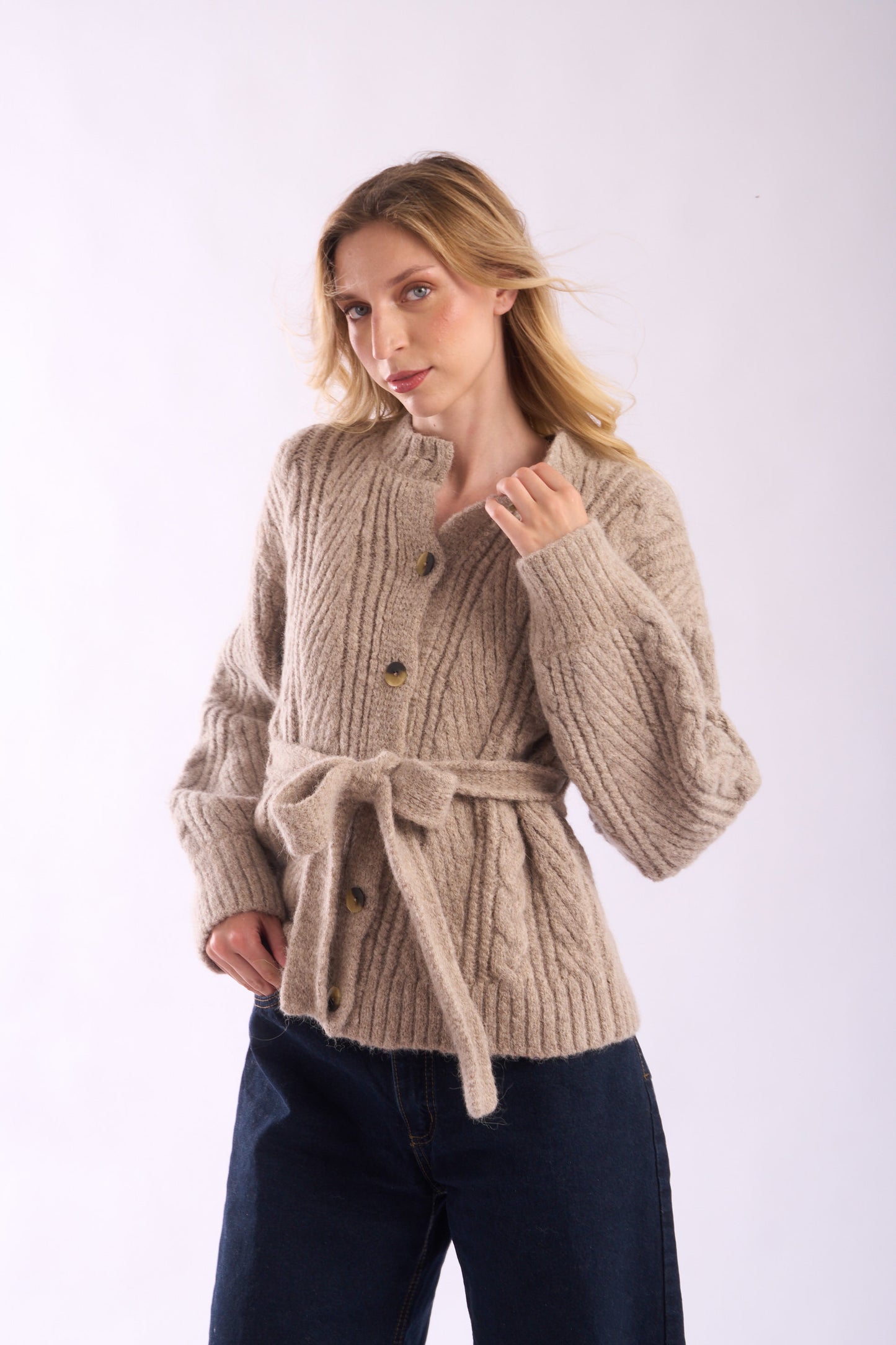 Meredith Alpaca Cardigan