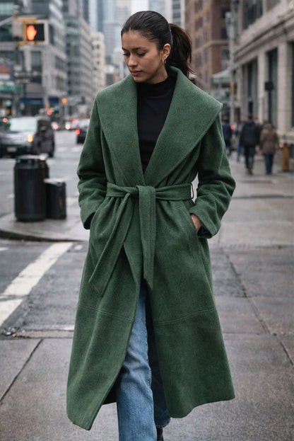 Elena Alpaca Coat