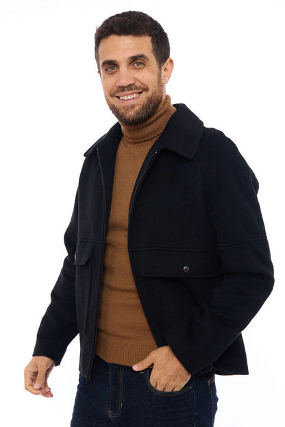 Men's Casual Baby Alpaca Jacket