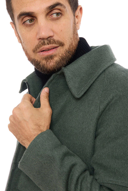 Men's Casual Baby Alpaca Jacket