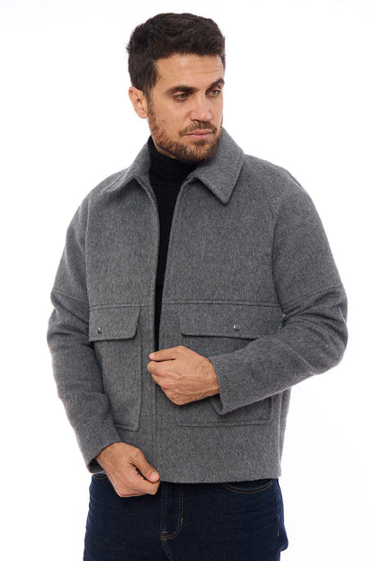 Men's Casual Baby Alpaca Jacket