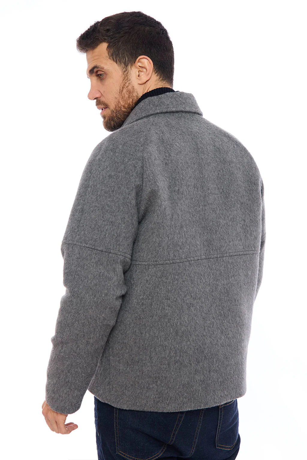 Men's Casual Baby Alpaca Jacket