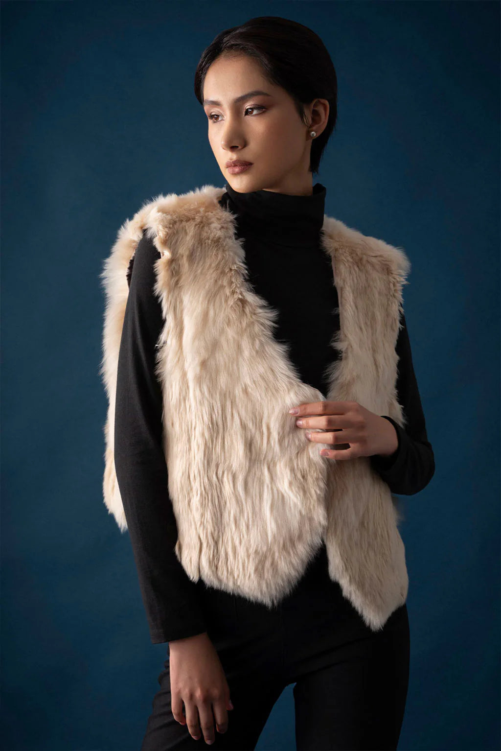 Suri Alpaca Fur Vest