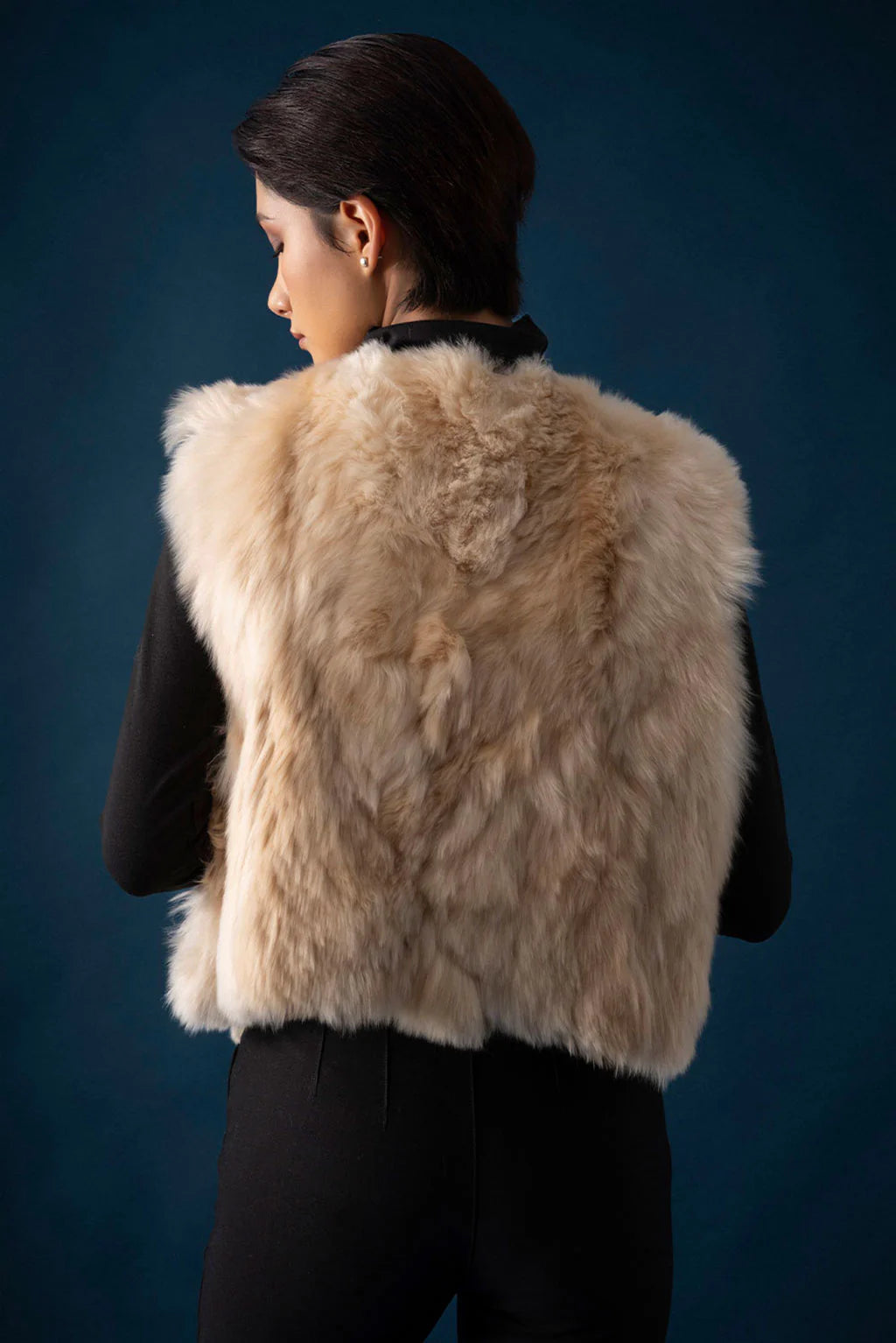Suri Alpaca Fur Vest