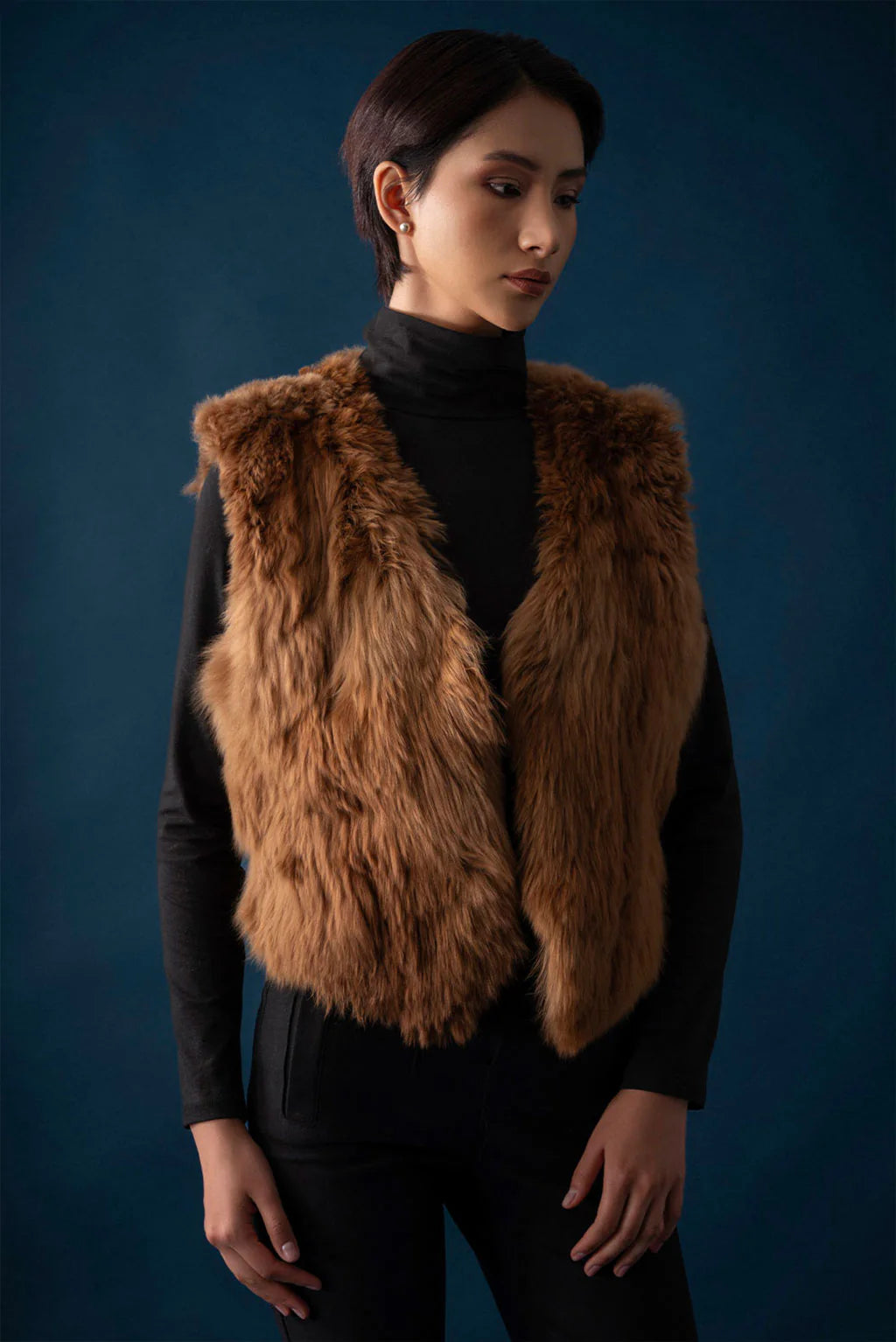 Suri Alpaca Fur Vest