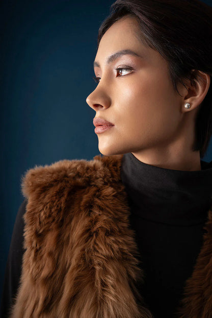 Suri Alpaca Fur Vest