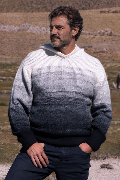 Gradient Baby Alpaca Hoodie