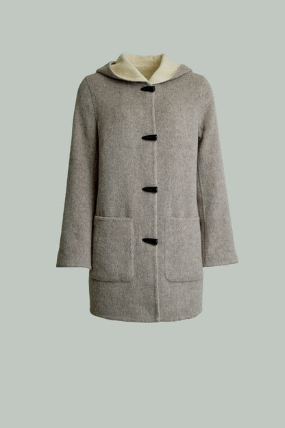 Alaia Reversible Baby Alpaca Coat